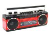 Trevi RR501 Hordozható kazettás rádió és MP3/USB lejátszó, Bluetooth funkcióval - piros
