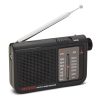 Aiwa RS-55BK  Klasszikus kisrádió textil tartóval és fém házas fülhallgatóval