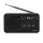 Aiwa RS-77PLL/BK Digitális FM PLL Rádió RDS Funkcióval és MP3 Lejátszással, fekete színben