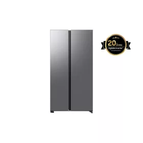   Samsung RS70F65QETEO Side-by-Side hűtőszekrény AI Energia üzemmóddal 659 L, matt metál