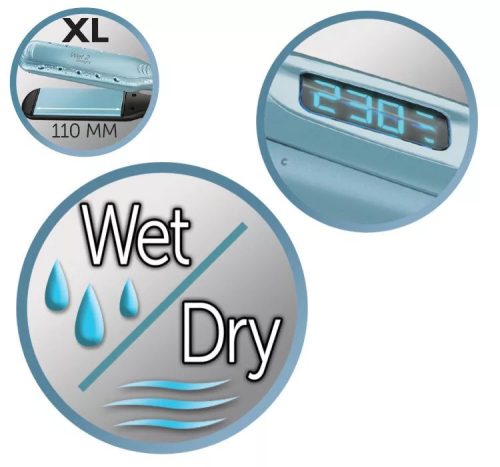 Remington S7350 Wet 2 Straight széles lapú hajsimító