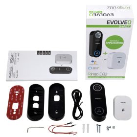   EVOLVEO Ringo DB2 - vezeték nélküli intelligens video csengő + aljzat csengő