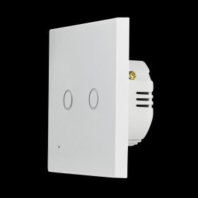   Logilink Wi-Fi intelligens kettős fali kapcsoló, Tuya kompatibilis (SH0112)