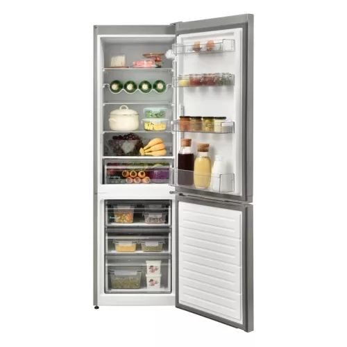SHARP SJ-FBB04DTXLE-EU alulfagyasztós hűtőszekrény, 268L, Inox