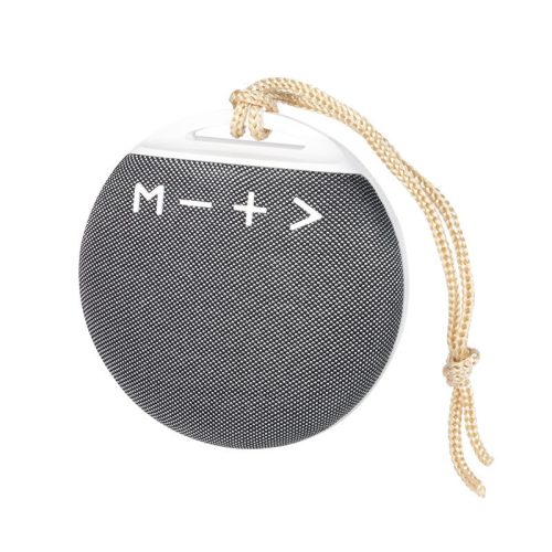 Logilink hordozható Bluetooth hangszóró, szövet borítás, kerek forma