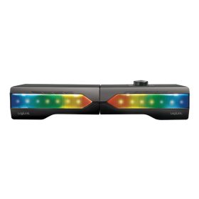   Logilink hangszóró, aktív, Soundbar, világítással, 2.0 CH, BT/3.5mm sztereó (SP0059)