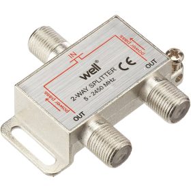   Well SPLT-FC/2-ST-WL Antenna F-elosztó 1 be 2 kimenet  5 - 2500 MHz