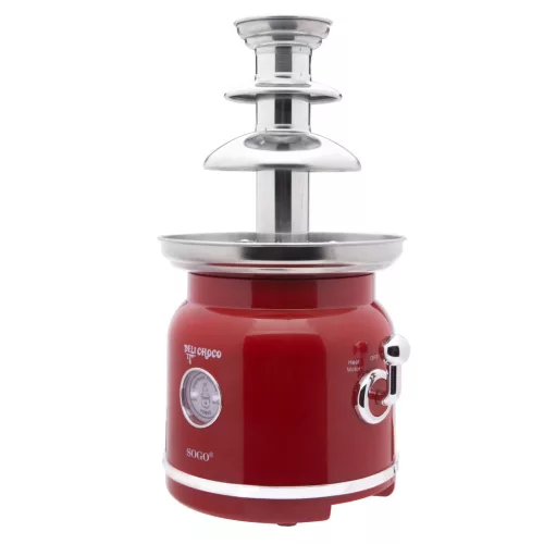 Sogo Deli Choco SS-11970 Csoki szökőkút piros, inox 700g