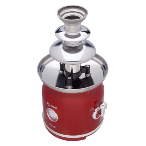 Sogo Deli Choco SS-11970 Csoki szökőkút piros, inox 700g
