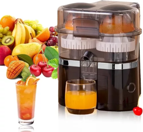 Sogo SS-5299 Dupla citrusfacsaró automata fedéllel és beépített narancsvágóval, 100W