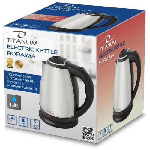 Esperanza Titanum RORAIMA vízforraló 1,8L ezüst, TKK102S