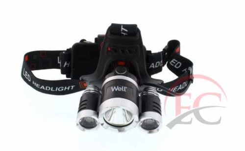 Well TORCH-TREK-WL LED-es fejlámpa 1 T6 + 2 XPE