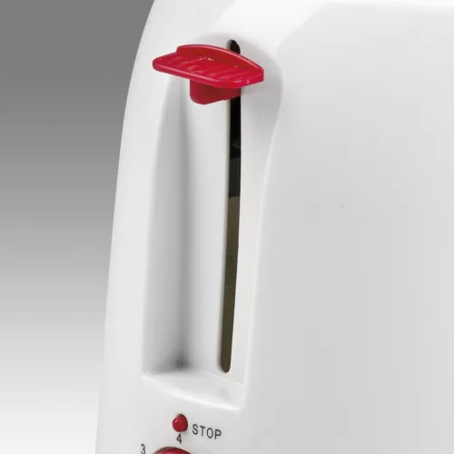 Girmi TP10 kenyérpirító piros színben, 750W, 6 sütési fokozattal