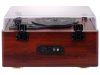 Trevi TT 1030 BT Retro stílusú prémium lemezjátszó, elegáns fa házban, hangszórókkal, Bluetooth ki és bemenettel