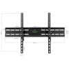 Kingmount TVS-LCD-KG1011-KGM TV fali tartókonzol 32" - 85" (80 - 215 cm)