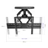 Kingmount TVS-LCD-KG1025-KGM TV fali tartókonzol fix 32" - 85" (82 - 215 cm)