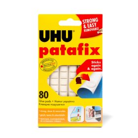UHU U39125 Patafix fehér gyurmaragasztó  - 80 db / csomag