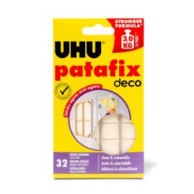   UHU U40660 Patafix homedeco - fehér gyurmaragasztó  - 32 db / csomag