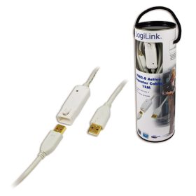   Logilink USB 2.0-ás aktív hosszabbító kábel, 12M (UA0092)