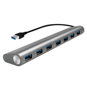 LogiLink USB 3.0, 7 portos hub, alumínium házzal (UA0308)