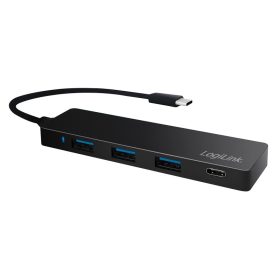   Logilink Ultravékony USB 3.2 Gen 1x1 USB-C, 4 portos hub (UA0311)