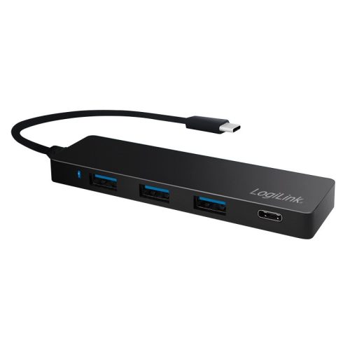 Logilink Ultravékony USB 3.2 Gen 1x1 USB-C, 4 portos hub