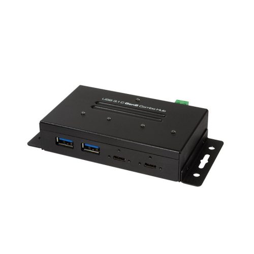 Logilink USB 3.2 Gen 2 Hub, 4-port, 2x USB-AF + 2x USB-CF Combo Hub, fém
