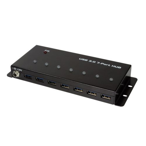 Logilink USB 3.0, 7 portos, ipari szintű