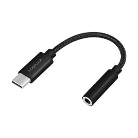   LogiLink USB Type-C kábel 3,5 mm-es audio jack adapterhez, 13 cm (UA0398)