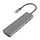 Logilink Ultravékony USB 3.2 Gen2 hub, 2x USB-A, 8x USB-C, PD, 100 W, asztroszürke