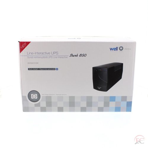 Well UPS-LINT-STARK850-WL szünetmentes tápegységek, 480W/850VA