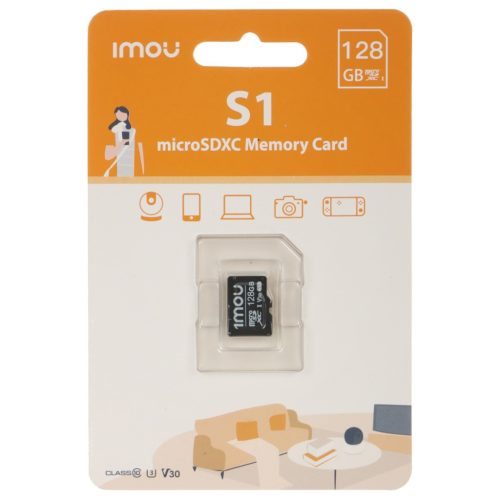 Imou Memóriakártya microSD 128GB ST2-128-S1 (USDXC128GB-C10)