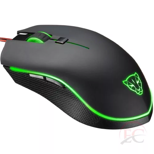 Motospeed V40 vezetékes gamer egér, fekete