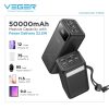 Veger VP5001 Tank Lite Power Bank 50000mAh - Fekete