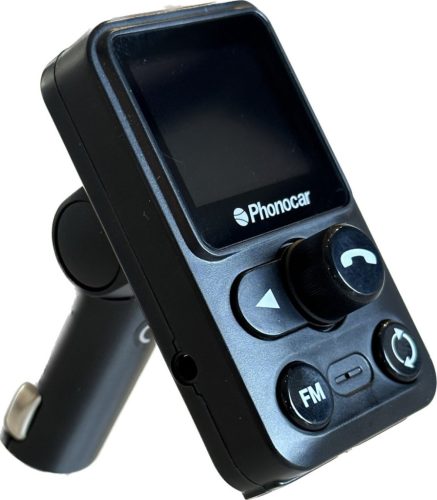 Phonocar VM549 Szivargyújtóról működtethető FM transzmitter Bluetooth funkcióval 12/24V