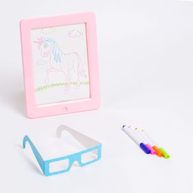 W1010B 3D mágikus rajztábla gyerekeknek