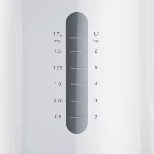 Braun WK1100WH vízforraló, fehér