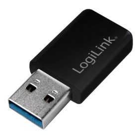   LogiLink Vezeték nélküli LAN kétsávos adapter, 802.11ac, USB 3.0, 1200 Mbit/s (WL0243)