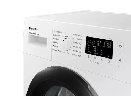Samsung WW60A3120BE/LE Mosógép Higiénikus gőz technológiával 6 kg, fehér