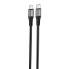 FONENG kábel X112 USB-C - USB-C PD 60W 1m, fekete