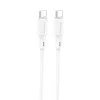 FONENG kábel X120 USB-C - USB-C PD 100W 1m, fehér