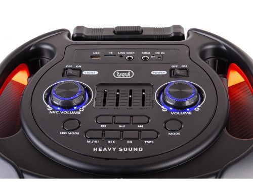 Trevi XF 1400 KB Nagy teljesítményű, 100W-os hordozható party hangszóró, karaoke estékhez vagy akár előadásokhoz