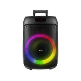   Trevi XF 380KB Professzionális hordozható hangfal bulihoz, rendezvényhez, karaoke esthez, szabadtéri eseményhez