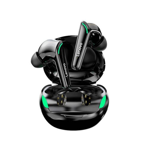 Lenovo XT92 fekete Gamer Bluetooth 5.1 Vezeték Nélküli Fülhallgató Töltőtokkal