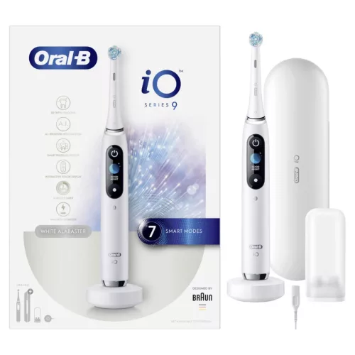 Oral-B iO9 White Alabaster elektromos fogkefe